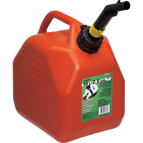 Bidons pour essence Eco, 2,5 gal. US/9,46 L, Rouge, Conformes aux normes CSA/ULC Infinity Industrial Services Inc.