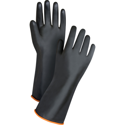 Heavyweight Chemical-Handling Gloves, Size Large/9, 14" L, Rubber Latex, 30-mil Infinity Industrial Services Inc.