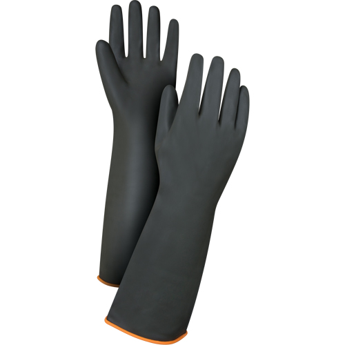 Gants de poids lourd pour la manipulation de produits chimiques, Taille Grand/9, 18" lo, Latex de caoutchouc, 30 mils Infinity Industrial Services Inc.