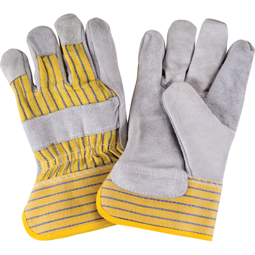 Premium Quality Fitters Gloves, Large, Split Cowhide Palm, Cotton Inner Lining Infinity Industrial Services Inc.