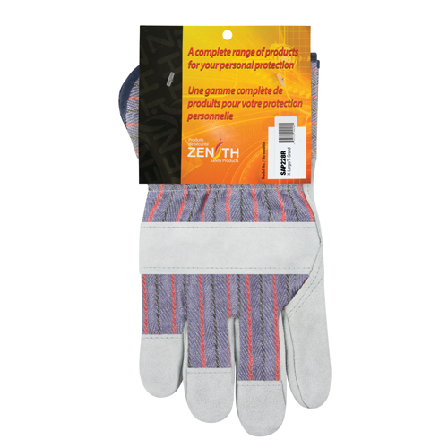 Gants d'ajusteur rugueux, T-Grand, Paume en Cuir de vache refendu, Doublure en Coton Infinity Industrial Services Inc.