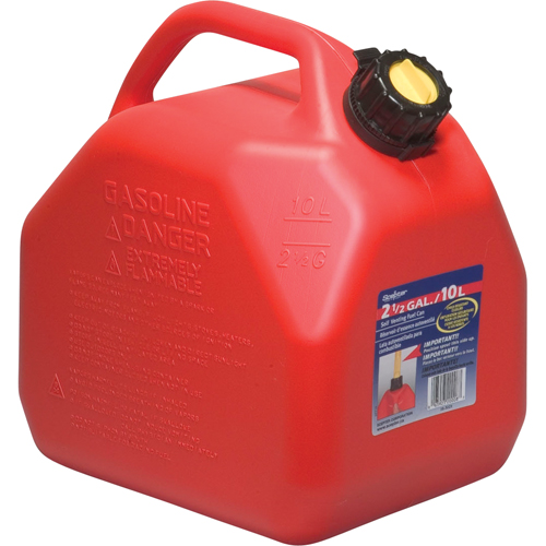 Jerry Cans, 2.5 US gal./10 L, Red, CSA Compliant/ULC Infinity Industrial Services Inc.