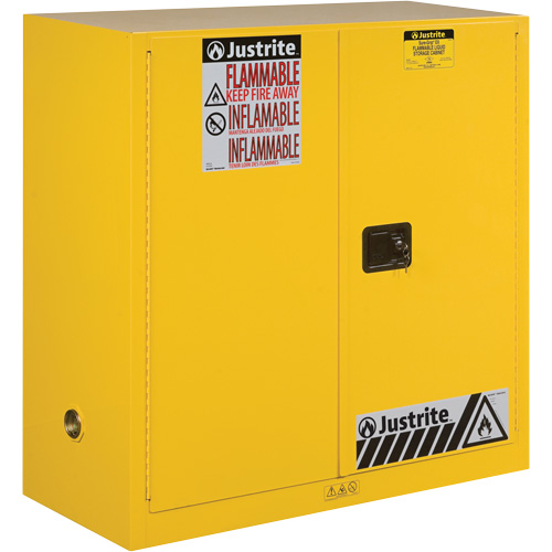 Armoires Sure-Grip EX pour produits inflammables, 30 gal., 1 Porte(s), 43" La x 44" h x 18" p Infinity Industrial Services Inc.