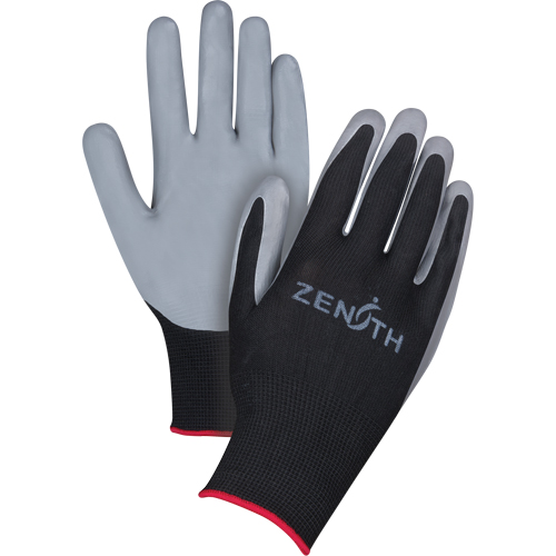 Gants enduits confortables de premi&egrave;re qualit&eacute;, 9/Grand, R&ecirc;vetement Nitrile, Calibre 13, Enveloppe en Polyester Infinity Industrial Services Inc.