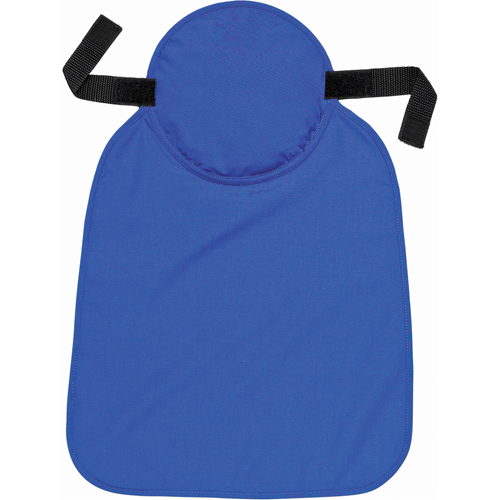 Tampons  et voiles pour le cou refroidissants pour casque de s&eacute;curit&eacute; Chill-Its 6717, Bleu Infinity Industrial Services Inc.