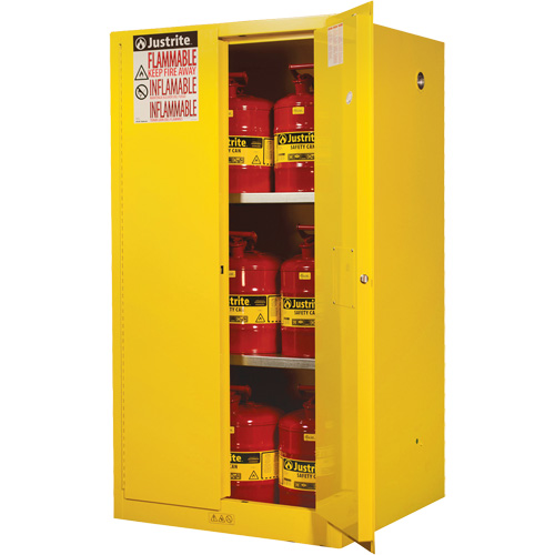 Armoires Sure-Grip EX pour produits inflammables, 60 gal., 2 Porte(s), 34" La x 65" h x 34" p Infinity Industrial Services Inc.