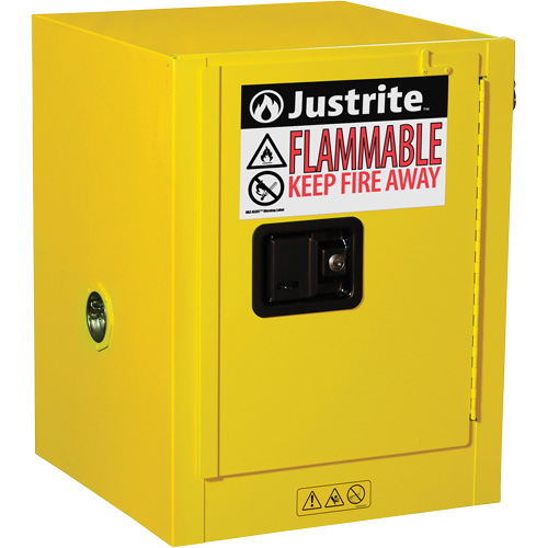 Armoire de s&eacute;curit&eacute; de comptoir pour produits inflammables EX Sure-Grip, 4 gal., 1 Porte(s), 17" La x 22" h x 17" p Infinity Industrial Services Inc.