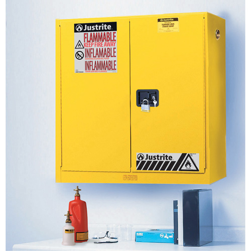 Armoires de s&eacute;curit&eacute; murales Sure-Grip EX, 20 gal., 2 Porte(s), 43" La x 44" h x 12" p Infinity Industrial Services Inc.
