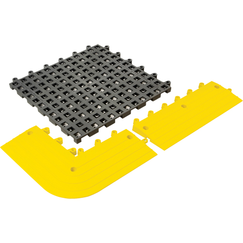 Tapis Ergodeck tout usage No 564 & No 566, PVC, 1-1/2' la c, 1-1/2' lo, 7/8" &eacute;paisseur, Charbon Infinity Industrial Services Inc.