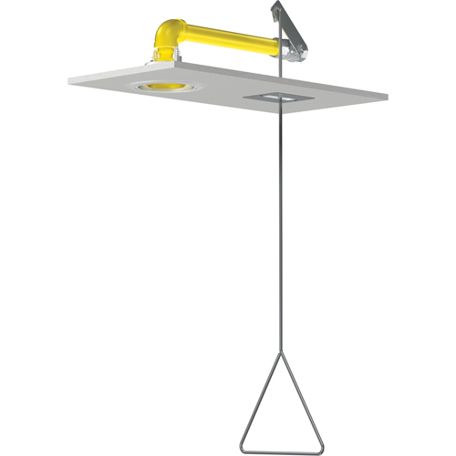 Douches d'urgence &agrave; alimentation horizontale, Montage au plafond Infinity Industrial Services Inc.