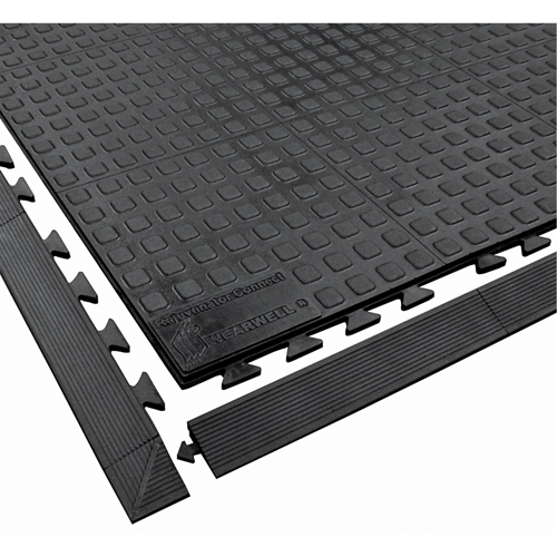 Rejuvenator Connect No. 502 Matting, Polyurethane, 3' W x 3' L, 5/8" Thick, Black Infinity Industrial Services Inc.