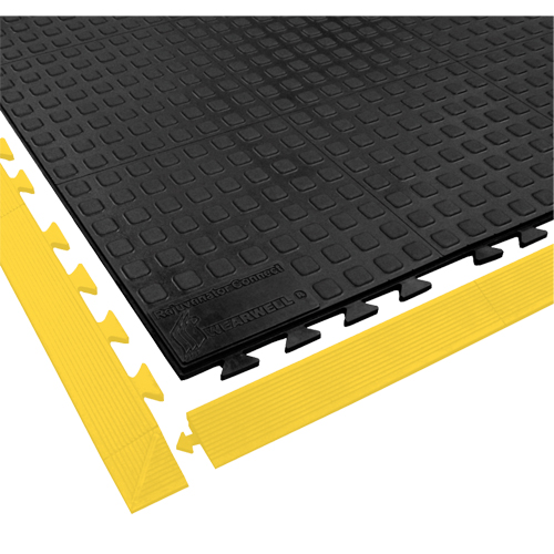 Rejuvenator Connect No. 502 Matting, Polyurethane, 3' W x 3' L, 5/8" Thick, Black Infinity Industrial Services Inc.