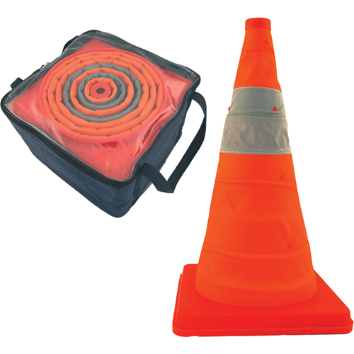 Pack & PopCollapsible Cones, 18" H, Orange Infinity Industrial Services Inc.