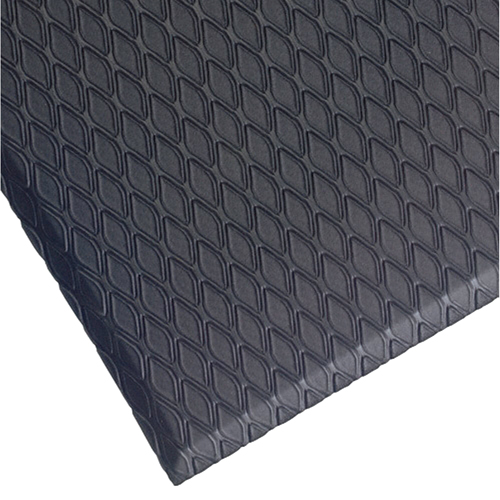 Cushion Max Mats, Diamond, 3' x 12' x 5/8", Charcoal, Nitrile/PVC Infinity Industrial Services Inc.