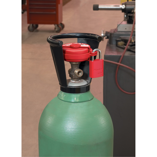 Dispositifs de verrouillage pour soupape comprim&eacute;, Type Bouteille de gaz Infinity Industrial Services Inc.