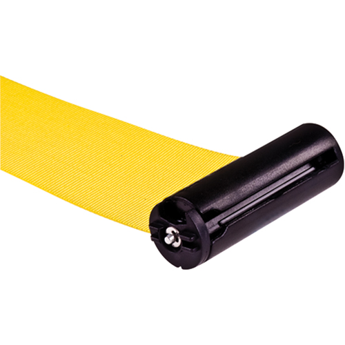 Poteau r&eacute;cepteur pour barri&egrave;res sur pieds pour le contr&ocirc;le des foules, Hauteur de 35", Jaune Infinity Industrial Services Inc.