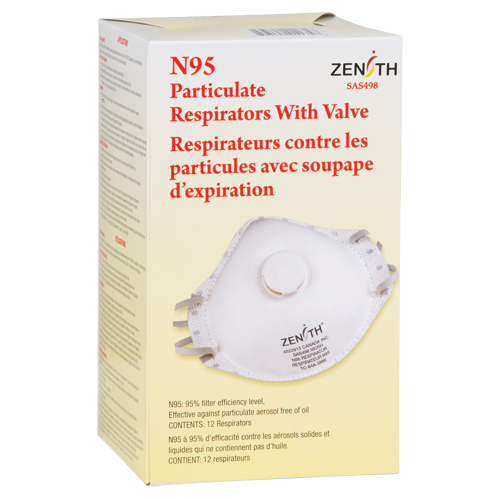 Particulate Respirators, N95, NIOSH Certified, Medium/Large Infinity Industrial Services Inc.