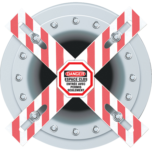 Danger Man-Way Cross Barrier Infinity Industrial Services Inc.