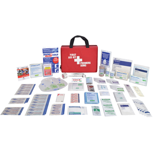 Trousses de premiers soins format mallette, Dispositif m&eacute;dical Classe 1, Sac en nylon Infinity Industrial Services Inc.
