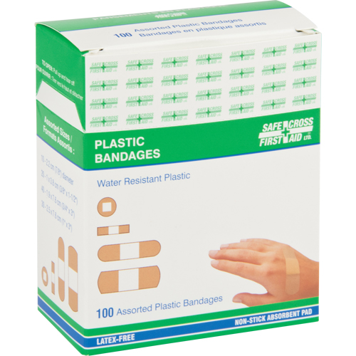 Bandages, Assorted, Plastic, Sterile Infinity Industrial Services Inc.