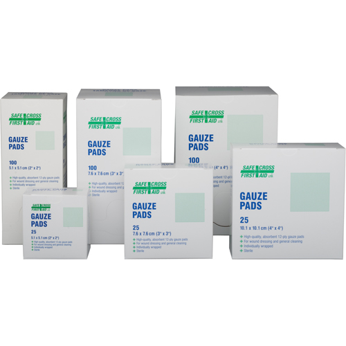 Gauze , Pad, 3" L x 3" W, Sterile, Medical Device Class 1 Infinity Industrial Services Inc.