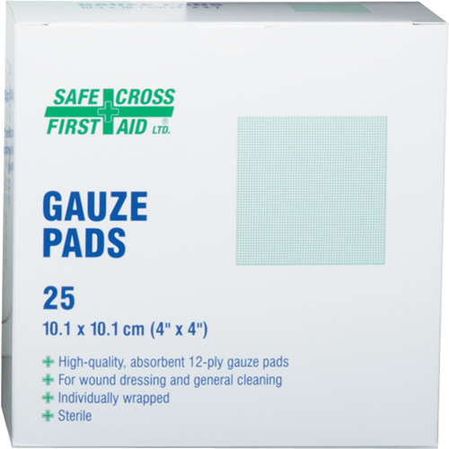 Gauze , Pad, 4" L x 4" W, Sterile, Medical Device Class 1 Infinity Industrial Services Inc.