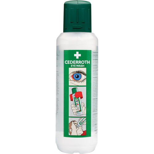 Cederroth Eyewash Solution, Full Bottle, 500 ml Infinity Industrial Services Inc.