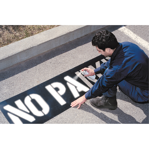 Pochoirs pour parc de stationnement, Anglais, 12" Infinity Industrial Services Inc.