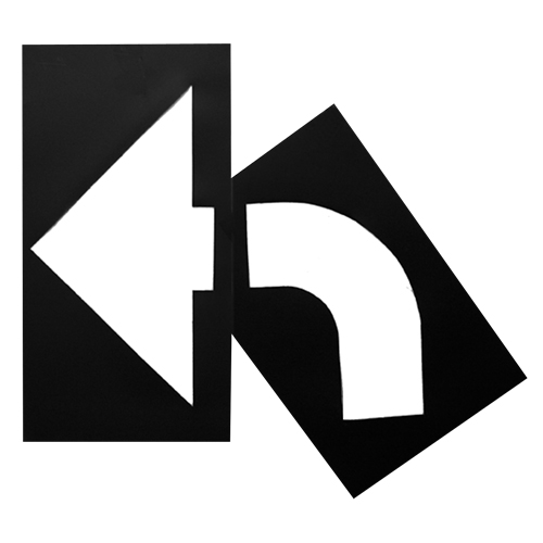 Pochoirs pour parc de stationnement, Anglais, 8" x 27" Infinity Industrial Services Inc.