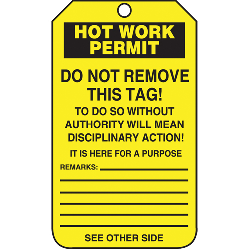 &eacute;tiquettes de s&eacute;curit&eacute; d'inspection et de contr&ocirc;le de l'&eacute;tat de l'&eacute;quipement, Papier cartonn&eacute;, 3-1/8" la x 5-7/8" h, Anglais Infinity Industrial Services Inc.