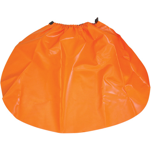Hard Hat Rain Shield, One Size, Orange, Nylon/PVC Infinity Industrial Services Inc.