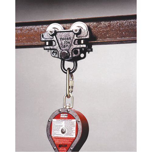 Trousse d'adaptateur de connexion d'ancrage pour chariots de poutre Miller, Poutre en I, Usage Temporaire Infinity Industrial Services Inc.