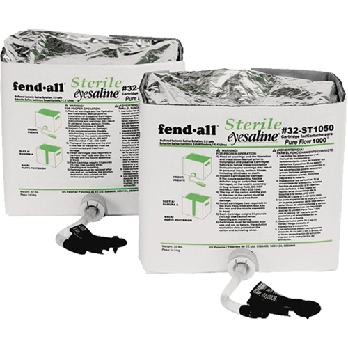 Cartouches de liquide pour poste de douche oculaire Fendall Pure Flow 1000, 1120 oz Infinity Industrial Services Inc.