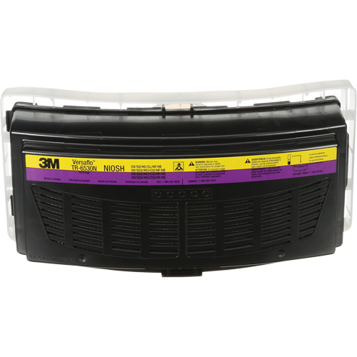 Cartouche pour appareils de protection respiratoire (APR) &agrave; &eacute;puration d'air motoris&eacute; Versaflo, Gaz acide/Vapeur organique, Paquet de 1 Infinity Industrial Services Inc.