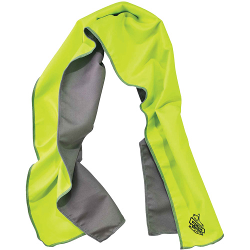 Chill-Its&reg; 6602MF Microfiber Cooling Towel, Hi-Vis Lime Infinity Industrial Services Inc.