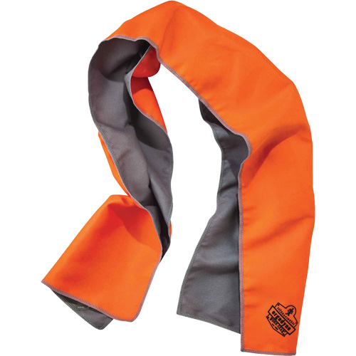 Serviette de refroidissement en microfibre Chill-Its 6602MF, Orange haute visibilit&eacute; Infinity Industrial Services Inc.