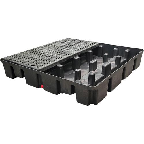 Nestable Spill Pallet Without Drain, 66 US gal. Spill Capacity, 49" x 49" x 10.5" Infinity Industrial Services Inc.