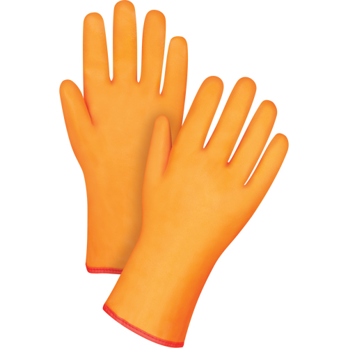 Winter-Lined Chemical-Resistant Gloves, Size Large/9, 12" L, PVC, Foam Fleece Inner Lining, Winter Weight Infinity Industrial Services Inc.