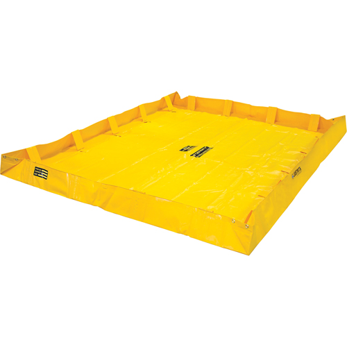 Berme de confinement Lite QuickBerm , Capacit&eacute; 398 gal. US, 8' la x 10' lo x 8" h, Support &agrave; encliqueter Infinity Industrial Services Inc.