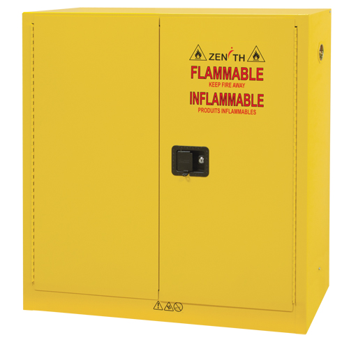 Armoire pour produits inflammables, 24 gal., 2 Porte(s), 43" La x 44" h x 12" p Infinity Industrial Services Inc.