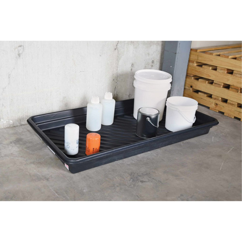 Ultra-Utility Trays&reg;, 12" L x 48" W x 4.75" H, 12 gal. Spill Capacity Infinity Industrial Services Inc.