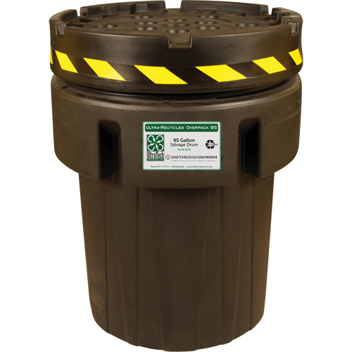 Baril de r&eacute;cup&eacute;ration Ultra-Recycled Overpack, 95 gal., Stationnaire Infinity Industrial Services Inc.