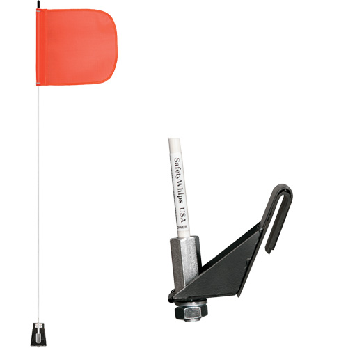 Safety Whip&reg; Light-Duty Whips, Window Mount, 5' High, Orange Infinity Industrial Services Inc.