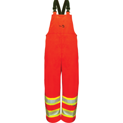 Hi-Vis FR/PU Safety Rain Bib Pants, 4X-Large, Orange Infinity Industrial Services Inc.
