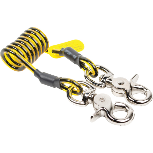 Sangle d'amarrage spirale pour outil, Spirale, Clavette double Infinity Industrial Services Inc.