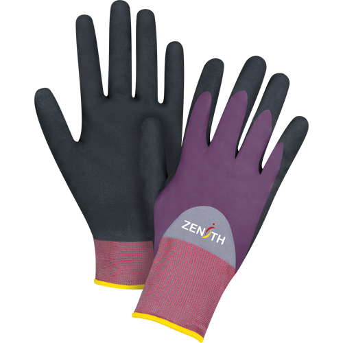 Gants enduits de premi&egrave;re qualit&eacute; ZX-2, 9/Grand, R&ecirc;vetement Nitrile/Mousse de nitrile, Calibre 18, Enveloppe en Nylon Infinity Industrial Services Inc.