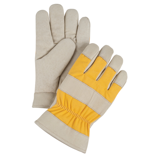 Gants de travail doubl&eacute;s pour l'hiver de premi&egrave;re qualit&eacute;, Grand, Paume en Cuir fleur de porc, Doublure en Molleton de mousse Infinity Industrial Services Inc.