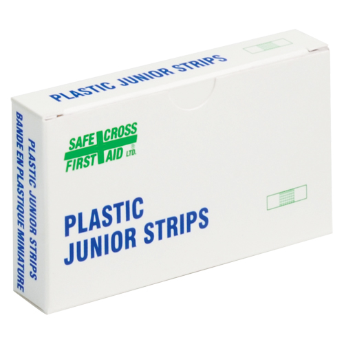 Junior Strips Bandages, Rectangular/Square, 1-1/2", Plastic, Non-Sterile Infinity Industrial Services Inc.