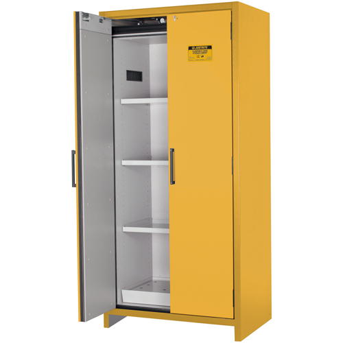 Armoire d'entreposage 90 minutes s&eacute;curitaire et conforme &agrave; la norme EN, 30 gal., 2 Porte(s), 35,16" La x 76,89" h x 24,21" p Infinity Industrial Services Inc.