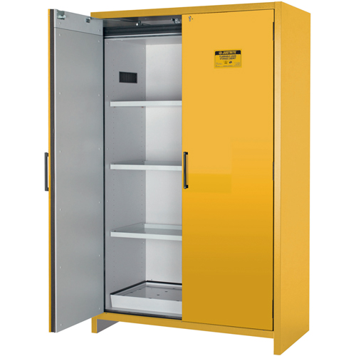 Armoire d'entreposage 90 minutes s&eacute;curitaire et conforme &agrave; la norme EN, 45 gal., 2 Porte(s), 46,97" La x 76,89" h x 24,21" p Infinity Industrial Services Inc.